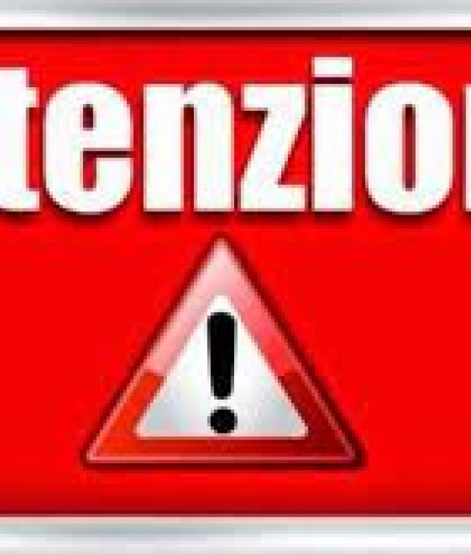 COMUNICAZIONE URGENTE