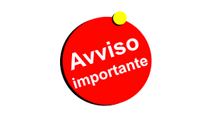 Avviso importante